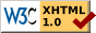valid XHTML1.0